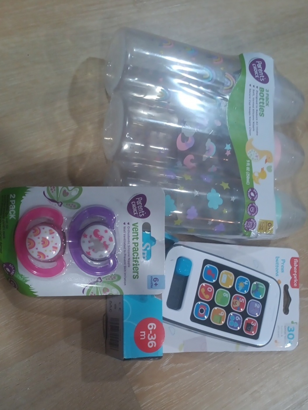Fisher-Price Toy Phone with White Body and Blue Accent Bundle Set